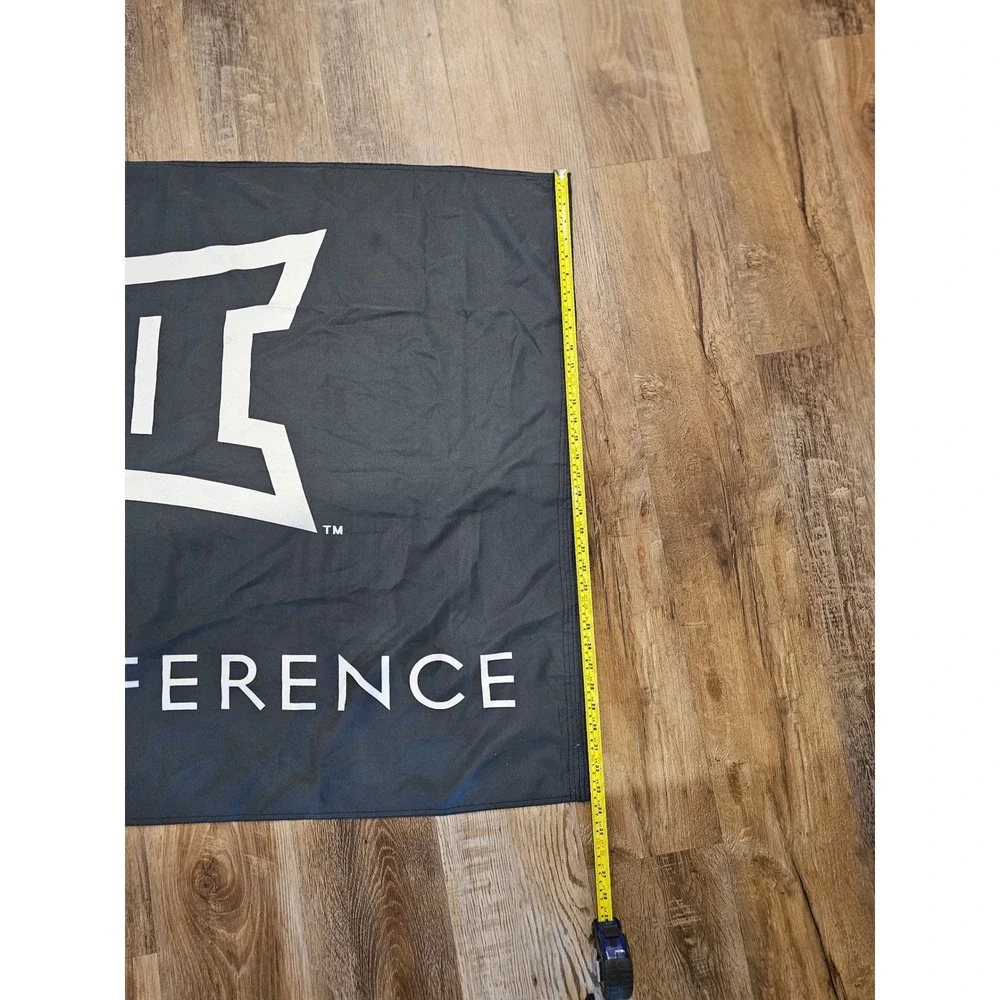 Big 12 Conference Flag Black White XII Logo Banner NCAA College Sports 3x5 ft
